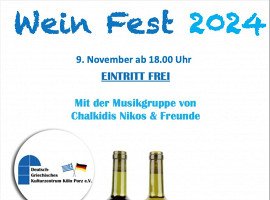 Weinfest im Deutsch-Griechischen Kulturzentrum